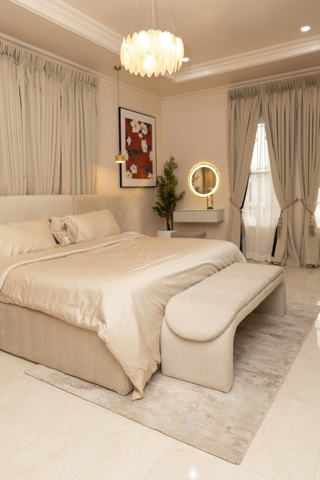 luxury celebrity bedroom