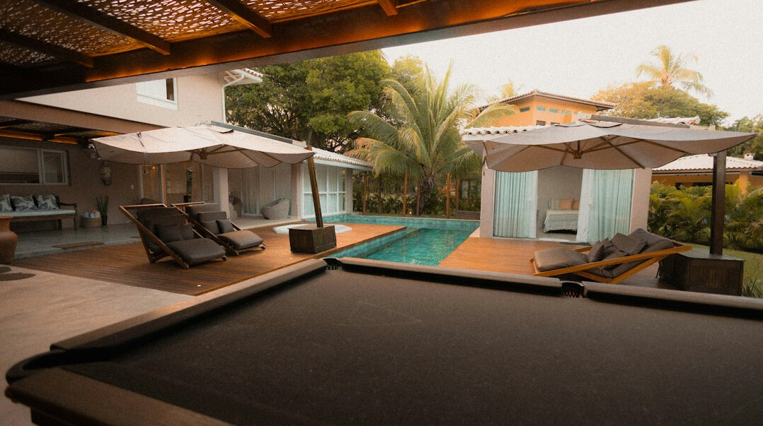 luxury home terrace
