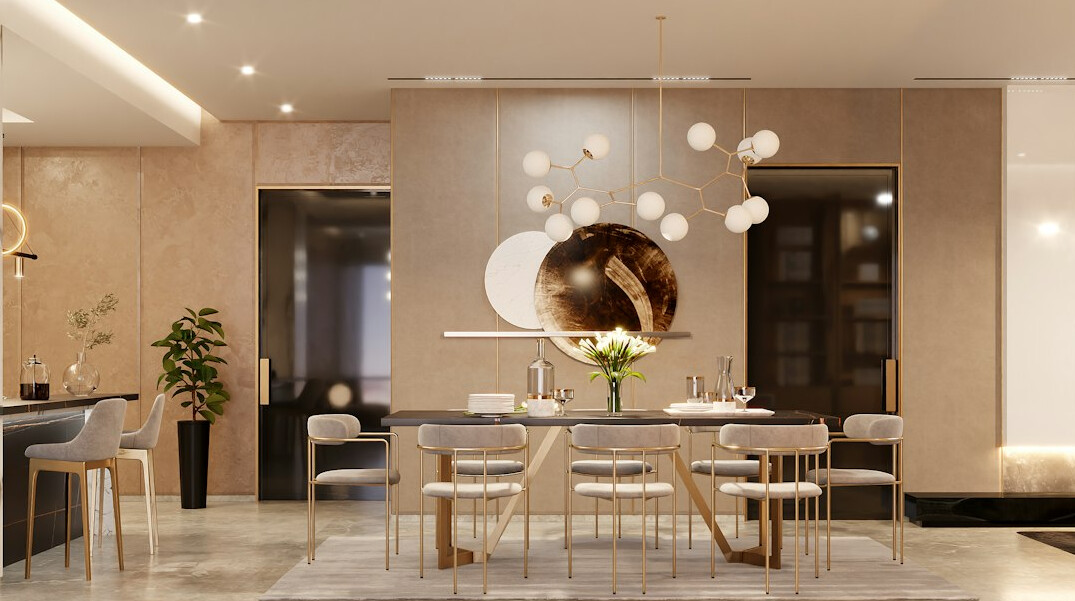 modern dining room luxury